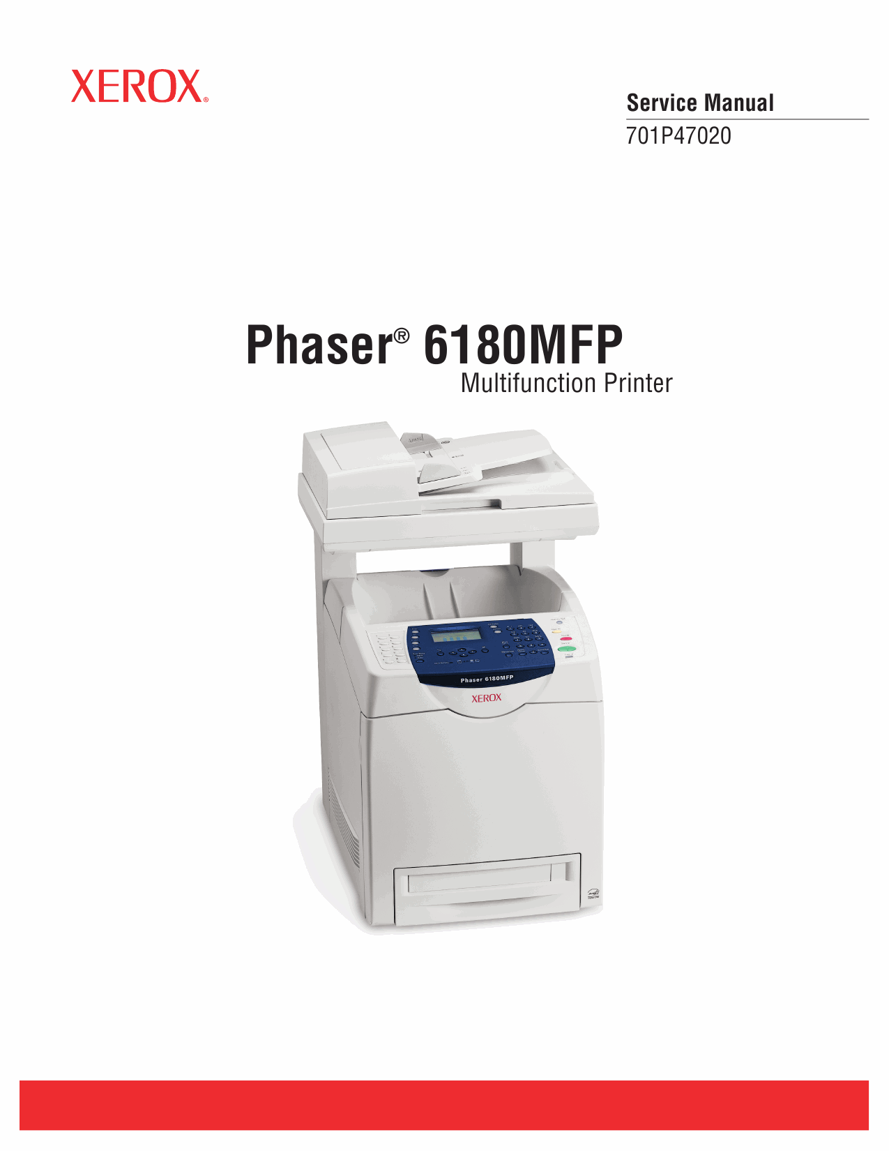 Xerox Phaser 6180-MFP Parts List and Service Manual-1